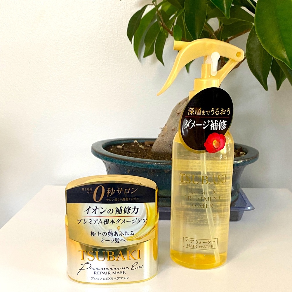 Tsubaki Premium Ex Repair Mask and Hair Water Set